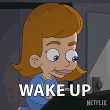 Wake Up Brittany Macdell GIF - Wake Up Brittany Macdell Big Mouth GIFs