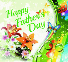 a greeting card that says happy father 's day