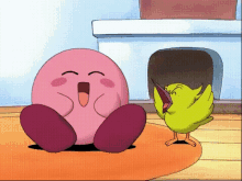 Kirby Anime GIF - Kirby Anime Laughing GIFs