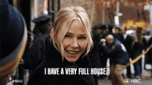 I Have A Very Full House Amanda Rollins GIF - I Have A Very Full House Amanda Rollins Law And Order Special Victims Unit GIFs