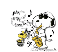 Snoopy Music Sticker - Snoopy Music Stickers