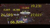 a screenshot of a video game with the number 23,830 on it