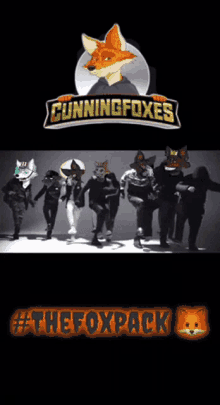cunningfoxes cunning foxes thefoxpack dance party