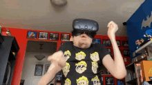 stand up ricky berwick wearing vr playing game video game