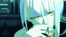 Lucy Lucy Cyberpunk Edgerunner GIF - Lucy Lucy Cyberpunk Edgerunner Smoking GIFs
