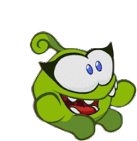 Clapping Om Nelle Sticker - Clapping Om Nelle Om Nom And Cut The Rope Stickers