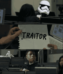 Traitor Star Wars GIF - Traitor Star Wars Stormtrooper GIFs