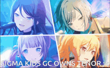 a sigma kids gc owns tenor advertisement