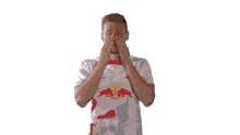 disappointed marcel halstenberg rb leipzig oh no face palm