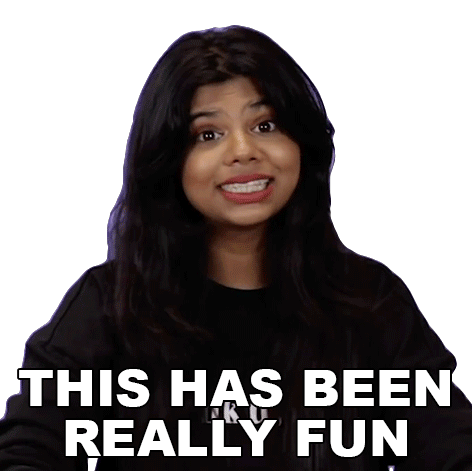 This Has Been Really Fun Shreya Sticker - This Has Been Really Fun Shreya Buzzfeed India Stickers