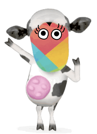Cow Dancing Sticker - Cow Dancing Animals Stickers