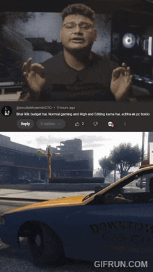 a gif from gifrun.com shows a man in a video game