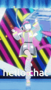 Hello Chat Anime GIF - Hello Chat Anime Text GIFs
