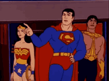 Superman Wonder Woman GIF - Superman Wonder Woman Sassy GIFs