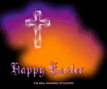 happy easter cross jesus he is risen