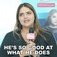 He'S So Good At What He Does Anjali Anand GIF - He'S So Good At What He Does Anjali Anand Pinkvilla GIFs
