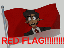 Nelverse Red Flag GIF