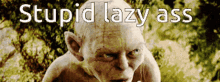 Stupid Lazy GIF - Stupid Lazy Gollum GIFs