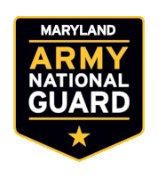 maryland army national guard logo with a yellow star