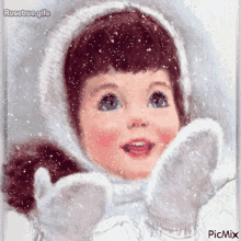 Girl Snowing GIF - Girl Snowing Happy GIFs