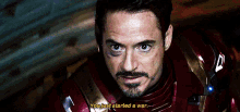 Iron Man Just Started War GIF - Iron Man Just Started War Tony Stark GIFs