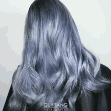 colored hair silver hair
