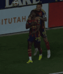 Riding On Your Back Major League Soccer GIF - Riding On Your Back Major League Soccer Carry Me GIFs