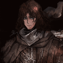 a picture of a man with a purple hat on