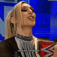 Charlotte Flair Raw Womens Champion GIF - Charlotte Flair Raw Womens Champion Long Live The Queen GIFs