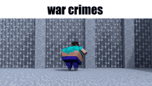 war crime war crimes fat herobrine shitpost funny
