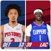 Detroit Pistons (53) Vs. Los Angeles Clippers (39) Half-time Break GIF - Nba Basketball Nba 2021 GIFs