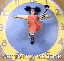 clock the big comfy couch time legs silly
