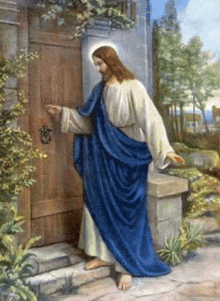 Jesus Knocking On Door GIF - Jesus Knocking On Door Amen GIFs