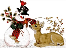 boldog kar%C3%A1csonyt snowman merry christmas smile deer