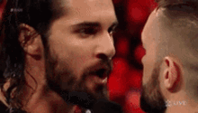seth rollins colby lopez wwe wrestler angry