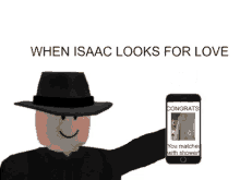 Heart When Isaac Looks For Love GIF - Heart When Isaac Looks For Love Smile GIFs