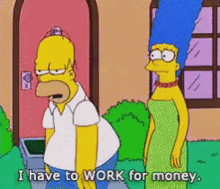 Work Homer Work GIF - Work Homer Work Workis No Fun GIFs