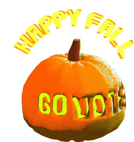Happy Fall Pumpkin Sticker - Happy Fall Pumpkin Jack O Lantern Stickers