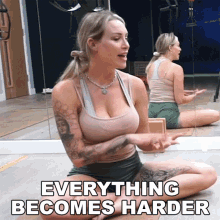 Everything Becomes Harder Tracy Kiss GIF - Everything Becomes Harder Tracy Kiss Everything Becomes More Difficult GIFs