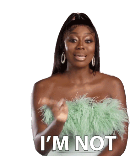 Im Not Real Housewives Of Potomac Sticker - Im Not Real Housewives Of Potomac Its Not For Me Stickers