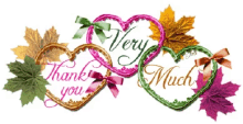 Thank You Very Much Hearts GIF - Thank You Very Much Hearts Colorful GIFs