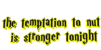 Temptation Nut Sticker - Temptation Nut Stickers