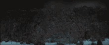 a large explosion in the dark with a lot of dust coming out