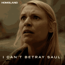 I Cant Betray Saul Claire Danes GIF - I Cant Betray Saul Claire Danes Carrie Mathison GIFs