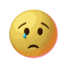 sad crying tears emoji
