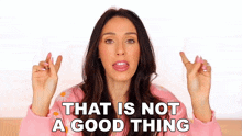 That Is Not A Good Thing Shea Whitney GIF - That Is Not A Good Thing Shea Whitney It'S Bad GIFs