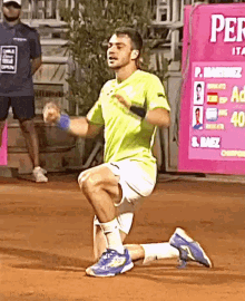 Pedro Martinez Down On One Knee GIF - Pedro Martinez Down On One Knee Tennis GIFs