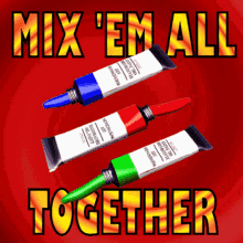 Mix Them All Together Oil Paint GIF - Mix Them All Together Oil Paint Mix Them Up GIFs