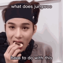 Jungwoo Jungwoo Reaction GIF - Jungwoo Jungwoo Reaction What Does Jungwoo Have To Do With This GIFs