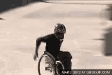 Wheelchair GIF - Wheelchair Tricks Skate P Ark GIFs